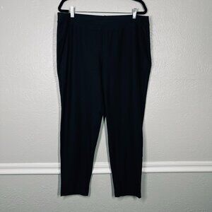 NWT Eileen Fisher Stretch Slim Ankle Pant in Dark Green "Ivy" Size XL